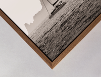 brown wooden box frame detail 