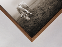 brown wooden box frame detail 
